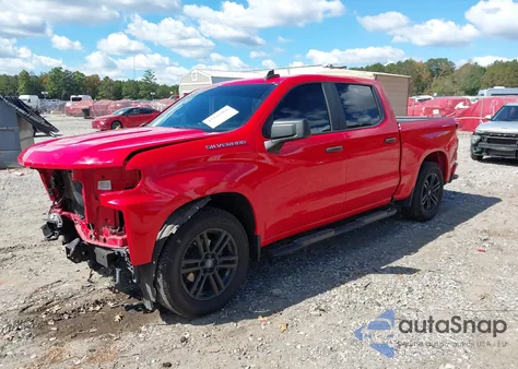 2020 Chevrolet Silverado 1500 2Wd Short Bed Custom z USA, uszkodzony, nr VIN 1GCPWBEH3LZ187144